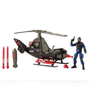 G.I. Joe Retro Collection Cobra F.A.N.G. Toy Vehicle with Pilot Figure
